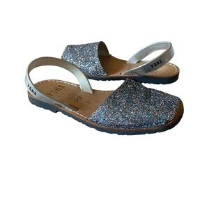 PONS Avarca Classic Style Glitter Slip Ons Shoes